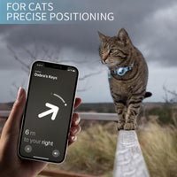 Multi Purpose Airtag Holder Cat Collar Breakaway Adjustable Anti-Loss Reflective Airtag Cat Collar