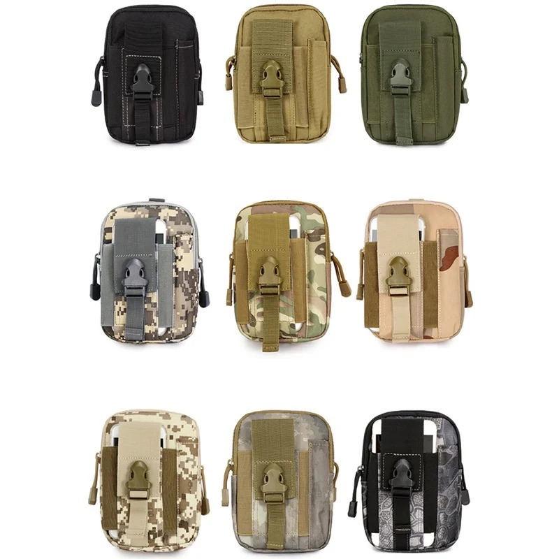 Outdoor Sport Tactical Pouch Belt Waist Pack Bag Phone Case Camping Climbing Running Hunting Small EDC Bags