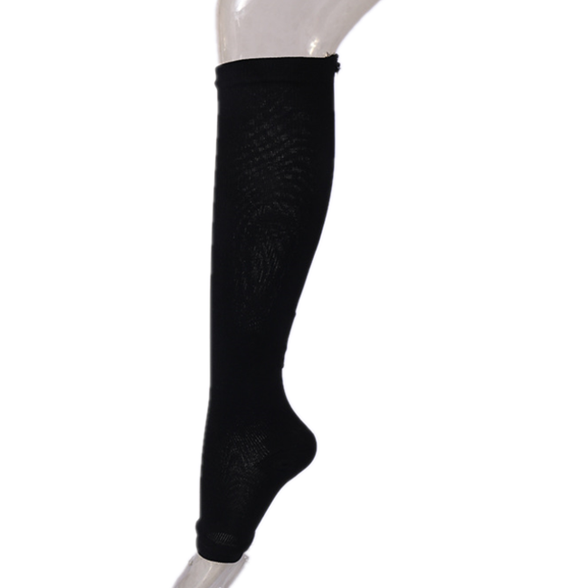 Fabric Soft Foot Care Ball of Foot Cushions & Zipper Compression Socks Calf Knee Combo Pack