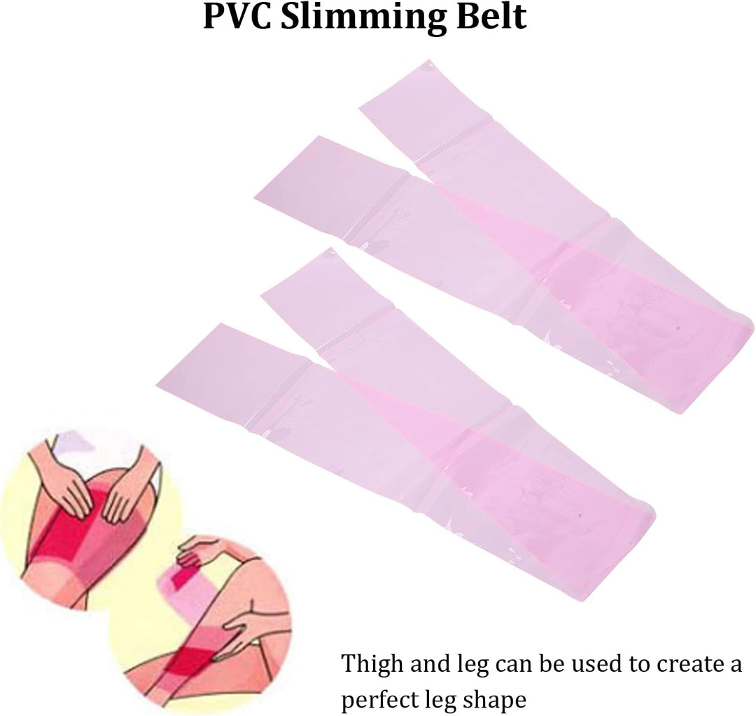 Slimming Belt Waist with Burn Fat, 2 pcs Waist Trimmer Belt PVC Waist Leg Thigh Wrap Shaper Slimming Belt Weight Loss Wrap(10 Pack)