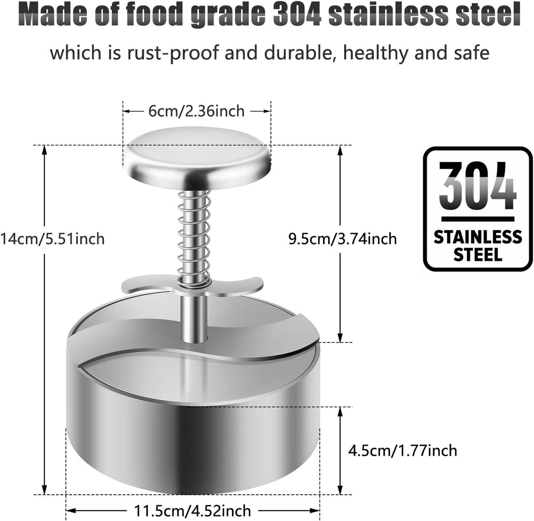 High Quality Hamburger Patty Maker Press Griddle Kit for Flat Top Grill