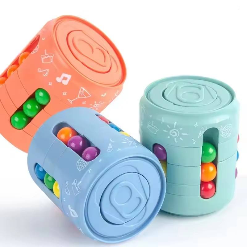 Spinning Magic Bean Decompression Toys Kids Educational Fingertip Gyro Toy