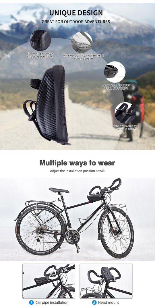 Waterproof Bicycle Bag Factory Price Bicycle Phone Holder Bike Phone Mount Bicycle Accessories