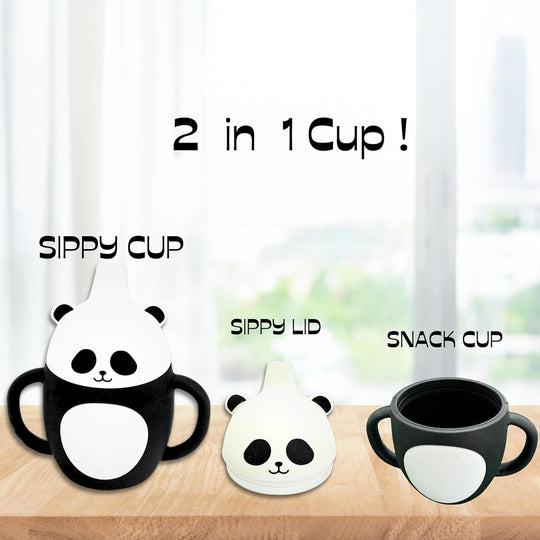 Sippy Animal Silicone Sipping Water Cups Safe BPA Free Silicone Baby Training Cups With Straw Baby Silicon Cups