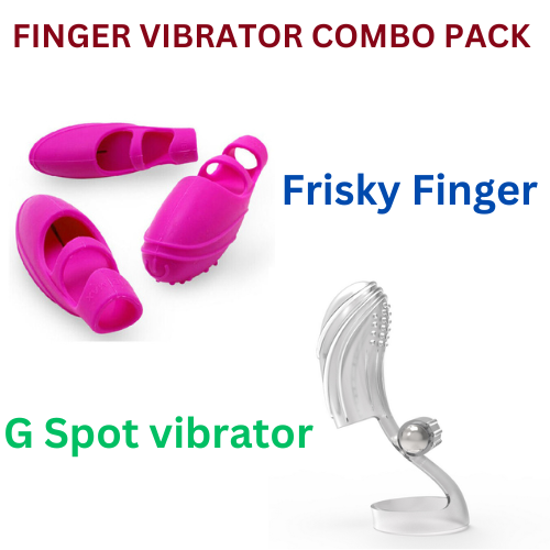 Bang her Vibe with Frisky Finger & G Spot vibrator Women Sex Toy Adult Combo Pack