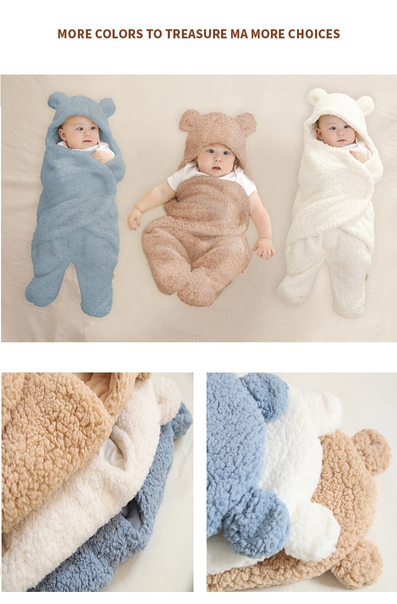 Swaddle Sleeping Bags & baby sock shoes Combo Pack