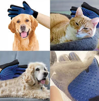 Self Cleaning Pet Hair Removal Comb & Pet Grooming Glove Combo Pack