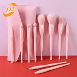 High Quality 10 pcs Candy Color Makeup Brushes Tool Set