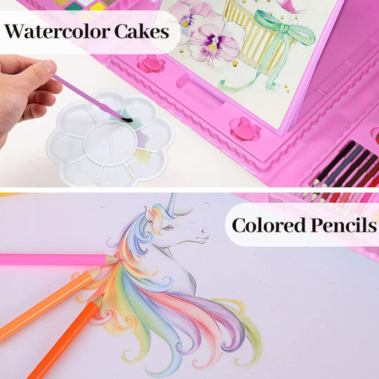 Drawing Art kit Paint Brush Set Children Daily Entertainment Toy DIY stationery set