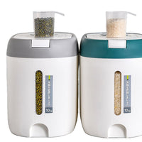 Stylish Large Food Storage Containers with Lids and Airtight Rice Dispenser, Airtight Kitchen & Pantry Food Storage for Kitchen Organization Airtight for Flour, Pet Food, Rice & Baking Supply(Bulk 3 Sets)
