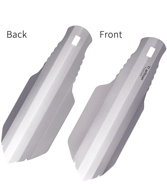 Ultralight Backpacking Trowel Titanium Shovel Hiking Trowel for Outdoor Campsite Use