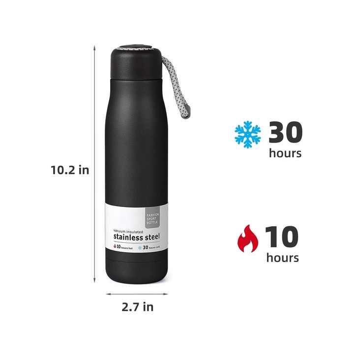 Thermal Flask Water Bottles With Lid Handle Stainless Steel Double Walled Vacuum Insulated personal use