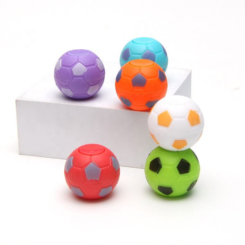 Fidget Spinner Balls Fidget Toys Mini Soccer Ball toy Plastic Football Hand Spinners Balls Toys(Bulk 3 Sets)