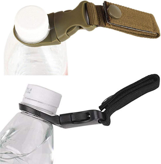 Outdoor Hiking Portable Nylon Buckle Hook Hanging Buckle Mineral Water Bottle Clip