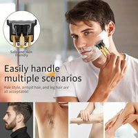 Professional Edgers Clippers Hair Liners for Men Edge Up Clippers T Blade Trimmer Lineup Precision Hairline (Bulk 3 Sets)