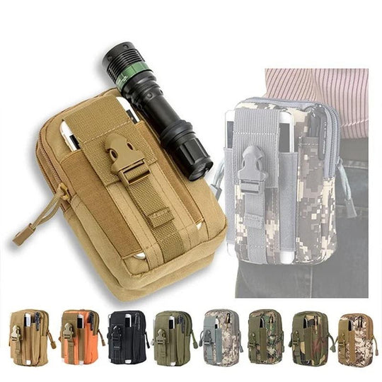 Outdoor Sport Tactical Pouch Belt Waist Pack Bag Phone Case Camping Climbing Running Hunting Small EDC Bags