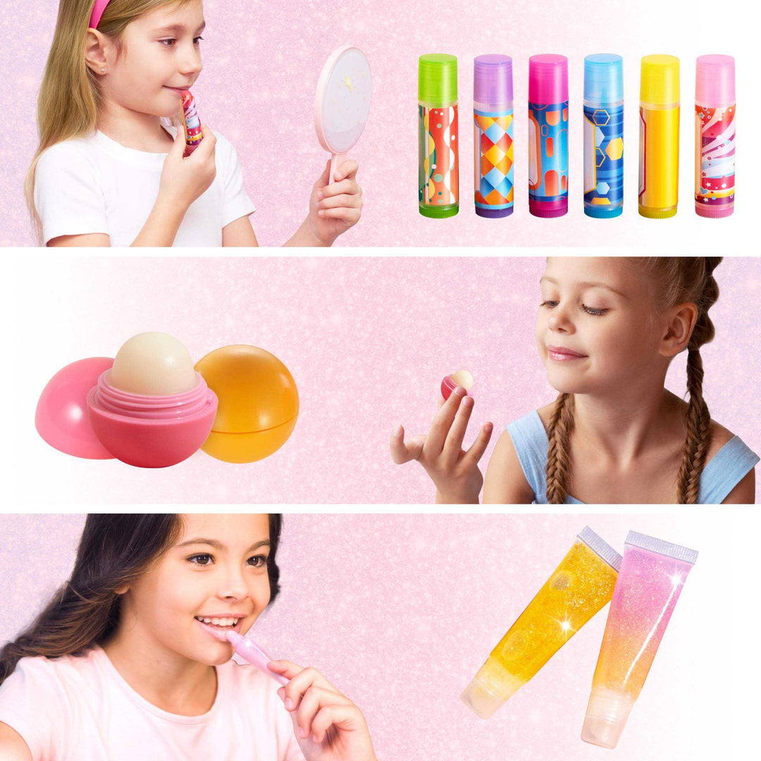 DIY Making Kit for Kids, Make Your Own Lip Balm, DIY Lip Gloss Set for Kids