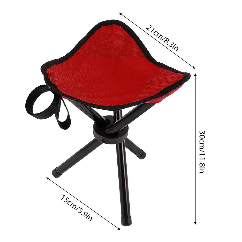 Portable Folding Camping Stool Outdoor Travel Beach Picnic Hiking Fishing Chair Ultralight Collapsible Seat(10 Pack)