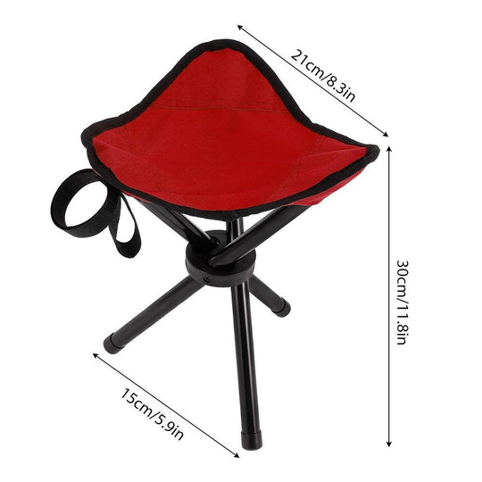 Portable Folding Camping Stool Outdoor Travel Beach Picnic Hiking Fishing Chair Ultralight Collapsible Seat(10 Pack)