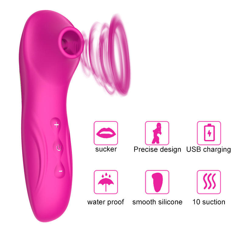 High Quality Silicone Vibrator 10 Mode Couple Vibrator