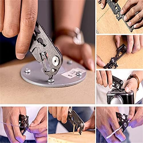 Folding Slim Compact Multi Tool Pocket Knives for Camping Fishing, Everyday Carry All IN ONE Tools