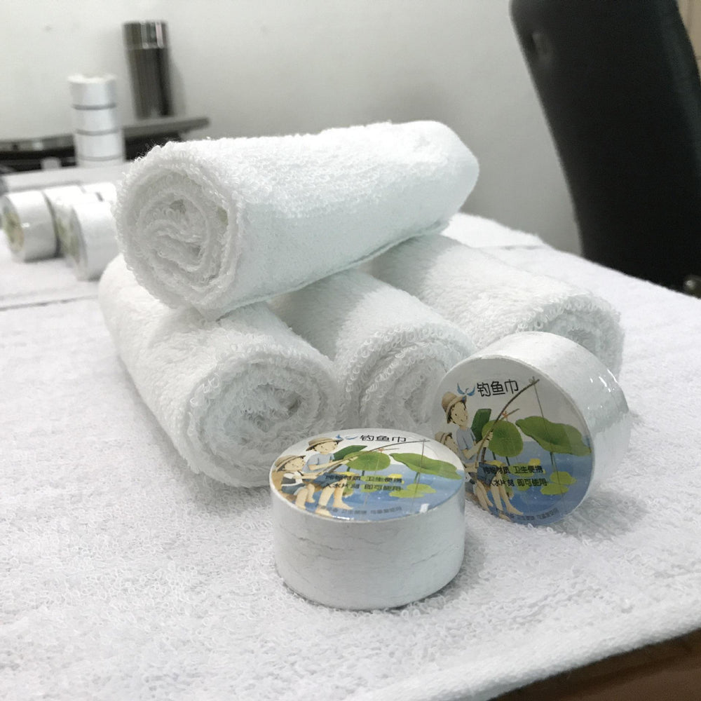 High Quality Cotton Compressed Towel Tablets Travel Towels Disposable Large Reusable(Bulk 3 Sets)