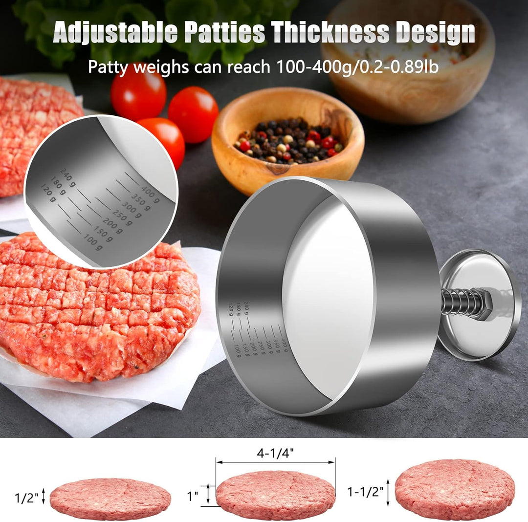 High Quality Hamburger Patty Maker Press Griddle Kit for Flat Top Grill