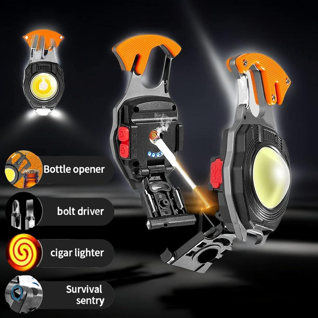 High Quality Pocket Flashlight Keychain, COB & LED Work Light