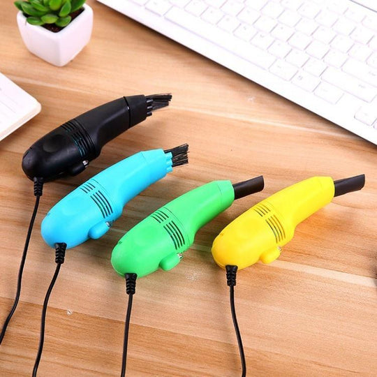 Miniature USB Cleaner with Smooth Dust Brush Suction Holes