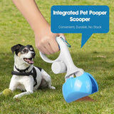 Pet Pooper Scooper for Dogs and Cats with Trash Bags Holder(10 Pack)