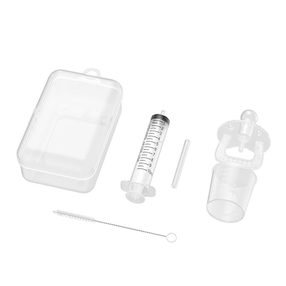 High Quality 10ml Pacifier Feeder Syringe Type Silicone Baby Medicine Pacifier Baby Feeding Set