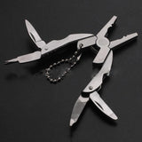Multifunctional All In One Tool Mini Plier Keychain Set - 6-in-1 Multitool Plier, Adjustable Wrench & Carry Case(Bulk 3 Sets)