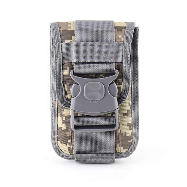 Universal Compact Nylon Waist Bag Pouch Fasten Lock Card Holder Organizer Combo Gear Keeper, Outdoor EDC Sport Nylon Phone Case Hunting Molle Pouch