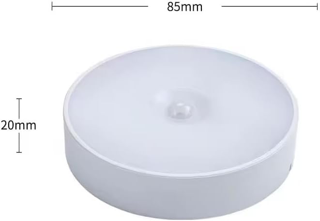 Round Led Human Body Induction Smart Light Magnetic Suction