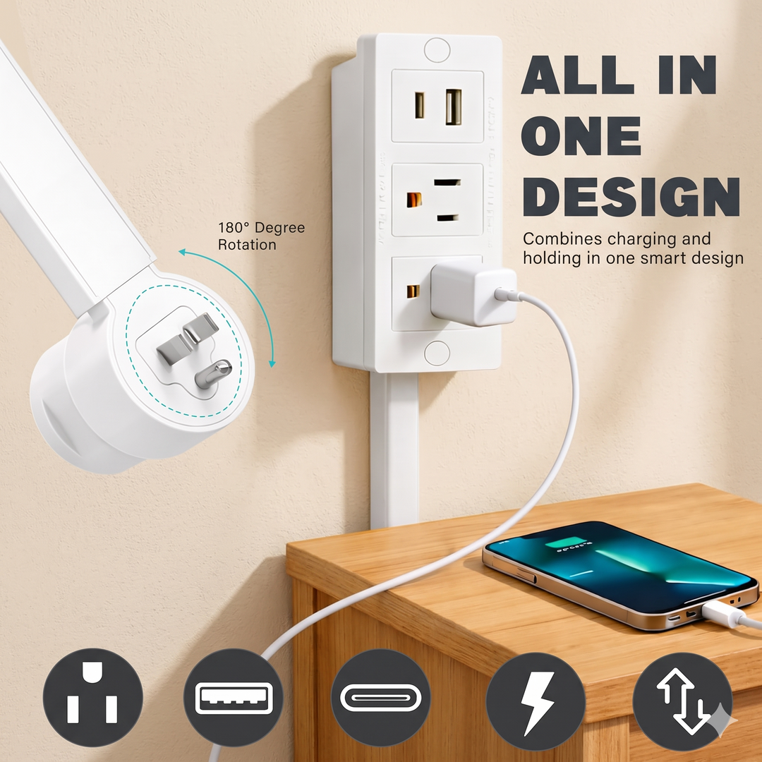 Electrical Outlet Extender Stick – Extendable Wall Outlet Extension for Hard-to-Reach Outlets, Safe & Easy Install for Home Renovation, Remodeling, and New Construction