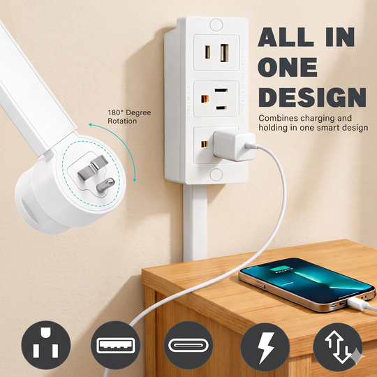 Electrical Outlet Extender Stick – Extendable Wall Outlet Extension for Hard-to-Reach Outlets, Safe & Easy Install for Home Renovation, Remodeling, and New Construction