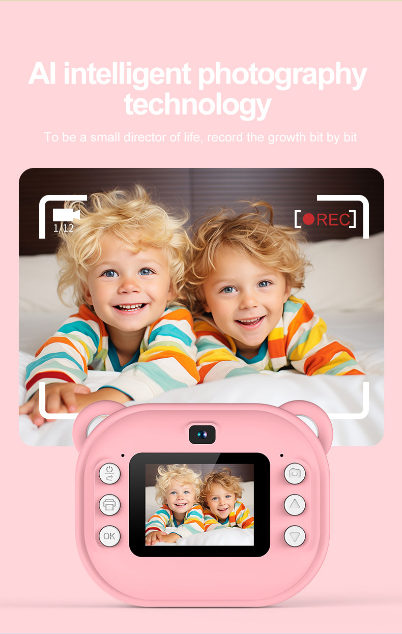 Dual Selfie Kids Camera with 1080P Videos, Holiday Birthday Gifts (MOQ 10 Sets)