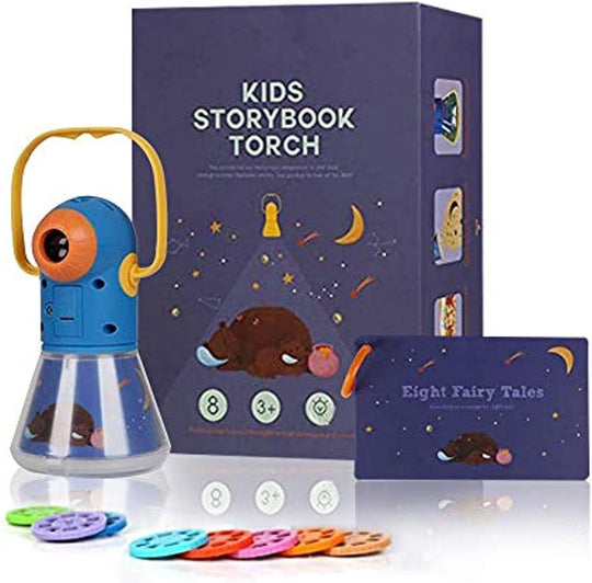 Night Lights Projector Storybook Toy, Educational Toys Gifts for 3-12 Year Old Boys/Girls (10 Sets)