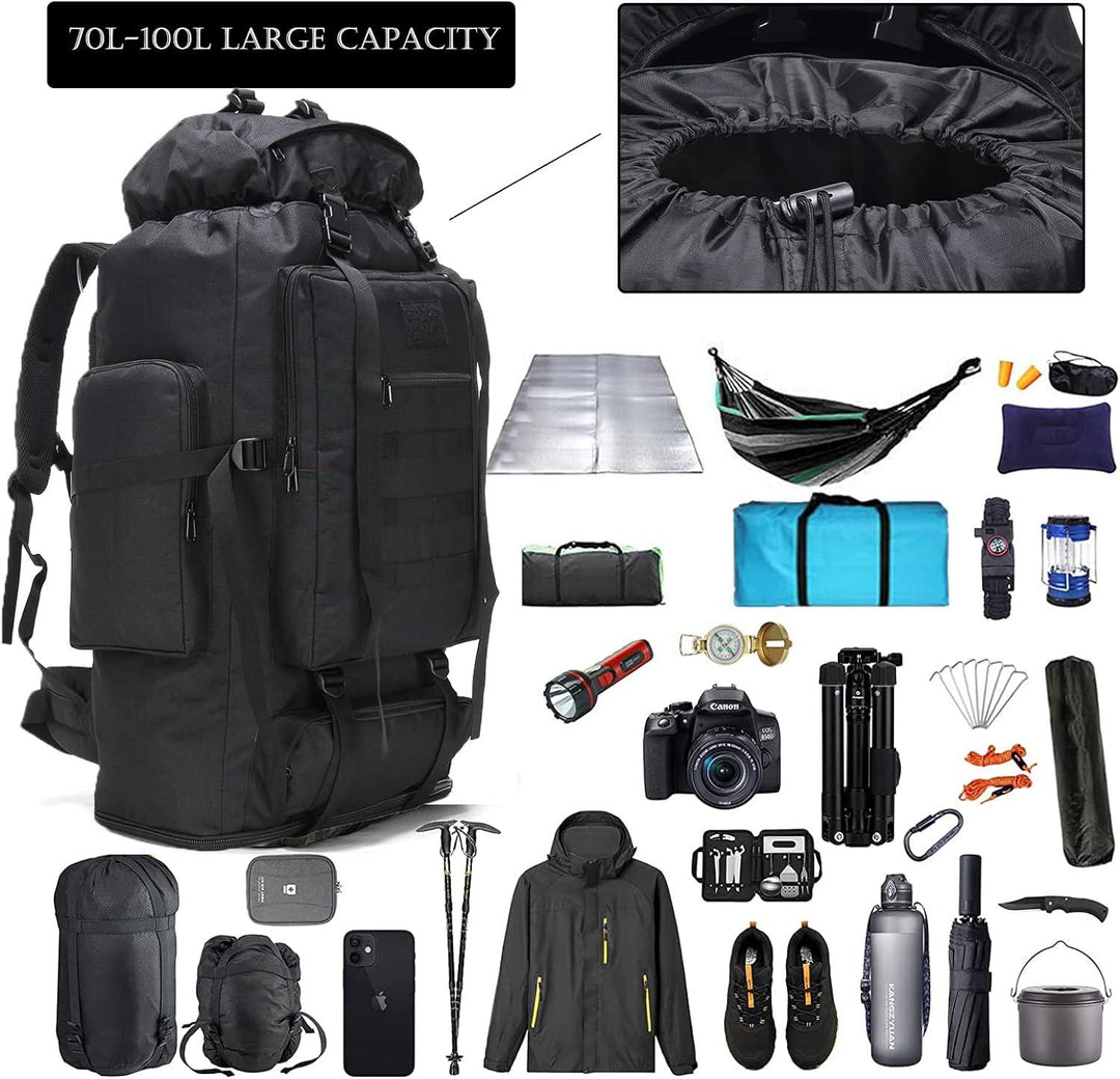 High Quality Outdoor Large-Capacity Equipment Camouflage Waterproof Professional Hiking Backpack