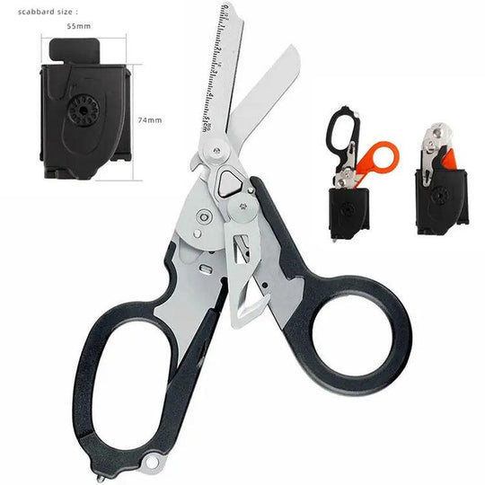 Stainless Steel 6 In 1 Tijeras Raptor Rescue Emergency Shears Scissors