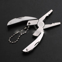 Multifunctional All In One Tool Mini Plier Keychain Set - 6-in-1 Multitool Plier, Adjustable Wrench & Carry Case(Bulk 3 Sets)