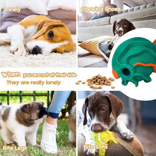 High Quality Indestructible Dog Toy Slow Treat Dispensing Interactive Toys for Small, Medium & Large Breed