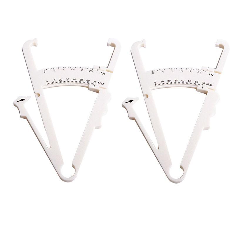 Digital body fat caliper skin fold skinfold body fat caliper body fat tester plicomet(Bulk 3 Sets)