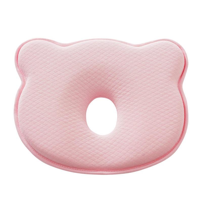 Generic Portable Memory Foam Donut Baby Pillow,Cute Cartoon Bear Soft and Cozy Pillow(Bulk 3 Sets)