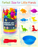 Premium Quality Counting Dinosaurs Montessori Toys for 3 4 5 Years Old Boys Girls Toddler Preschool Learning Activities(Bulk 3 Sets)