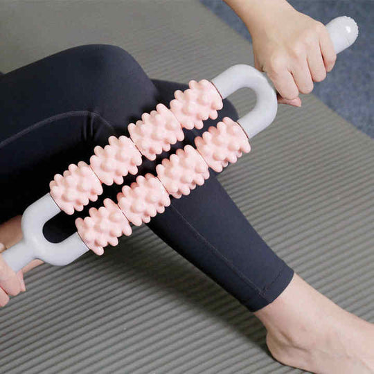 Massage Roller Rod, Body Massage Rod Handheld Pressure Points Portable Muscle Relaxation Yoga Column for Workout Exercise