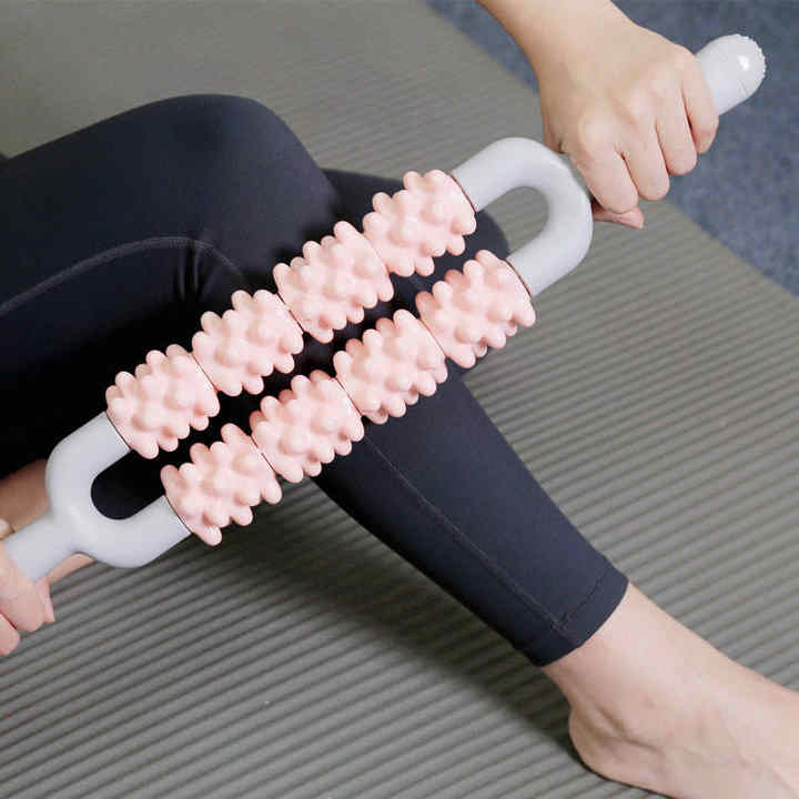 Massage Roller Rod, Body Massage Rod Handheld Pressure Points Portable Muscle Relaxation Yoga Column for Workout Exercise(Bulk 3 Sets)