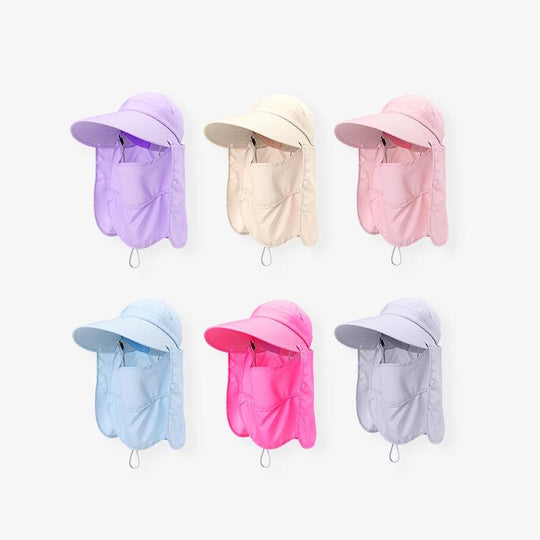 Outdoor bicycling climbing detachable sunshade sunhat ultraviolet-proof summer hat Garden Fishing Hiking