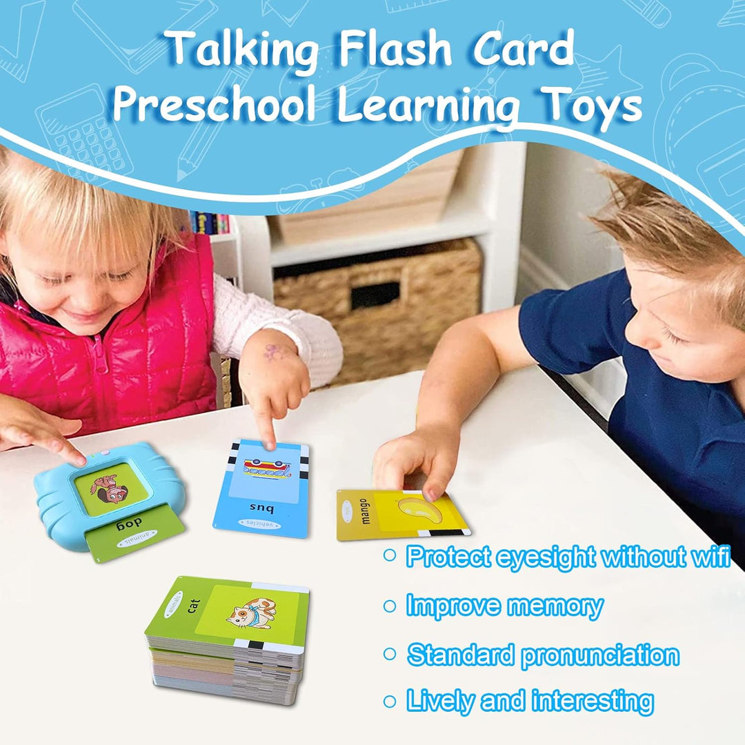 Children Learning Audible Talking Flash Cards For Kids Educational Toys