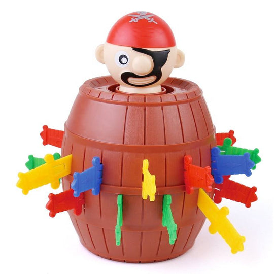 Pirate Barrel Game Pirate Funny Barrel Novelty Toy Bucket Lucky